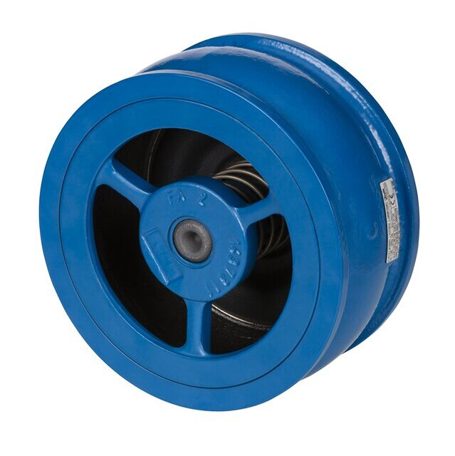 Клапан обратный чугунный межфланцевый пружинный Danfoss NVD 802 GG25 ДУ 100 РУ 16