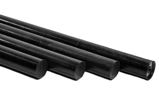 Капролон графитонаполненный стержневой ПА 6 МГ (полиамид) 6х1000 мм