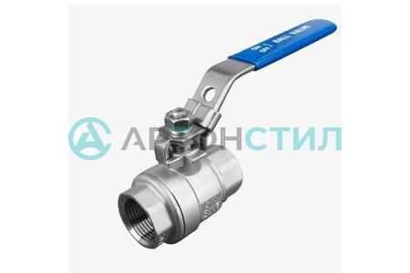 Кран шаровый полнопроходной вр/вр DN100 сталь AISI 316