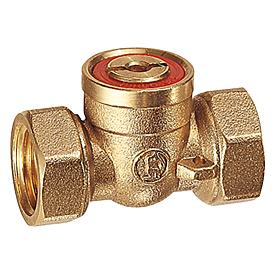 Кран шаровой латунный муфтовый проходной двухходовой полнопроходной под отвертку Giacomini R611 ДУ 20
