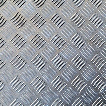 Лист алюминиевый рифленый квинтет АМг2 4х2000х4000 мм ГОСТ 21631-2019