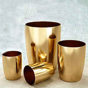 Тигель золотой высокий 104-1 ЗлСр 60-40 18х20 мм ГОСТ 6563-2016