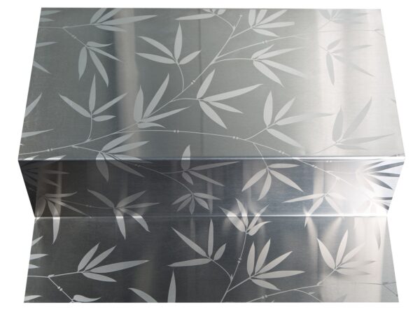 Лист декоративный нержавеющий Бамбук 12Х18Н10Т 3 мм