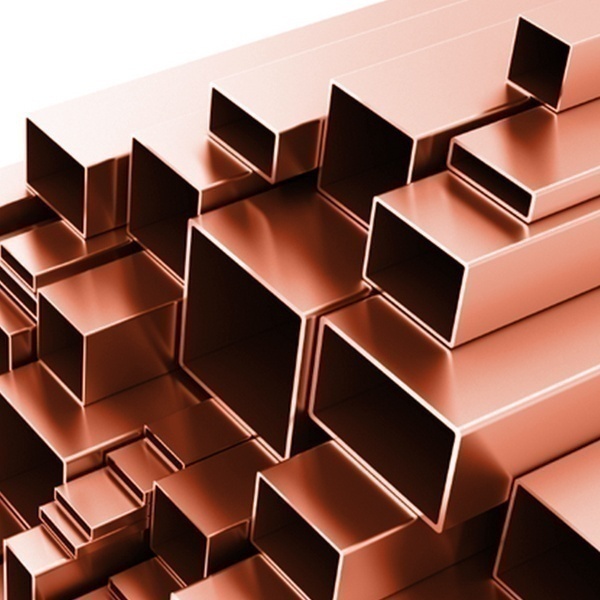 Труба профильная медная прямоугольная М3 9х4,5х1 мм ТУ 48-21-573-77