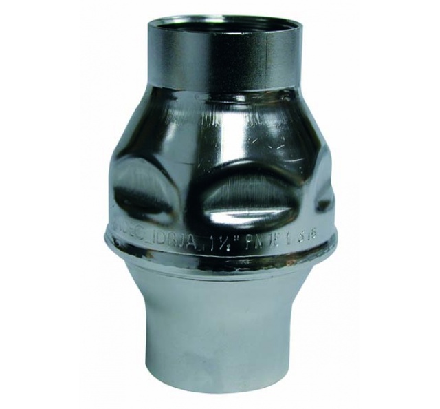 Клапан обратный нержавеющий резьбовой проходной дисковый Genebre 2416 1.4408 ДУ 100 РУ 63