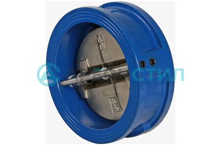 Обратный клапан межфланцевый PN40 DN100 сталь AISI 316