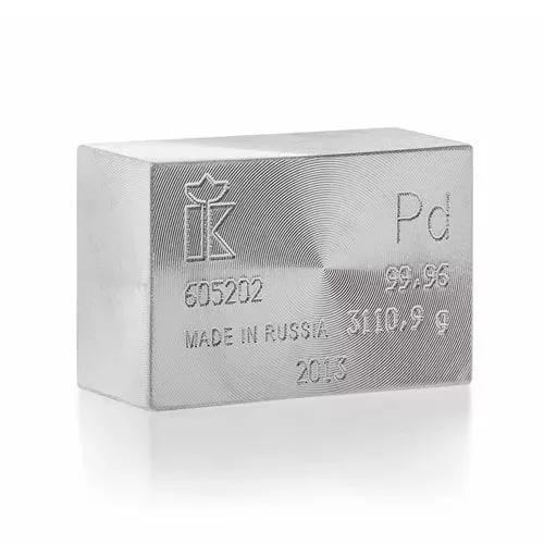 Слиток палладия аффинированного ПдА-0 ГОСТ 31291-2018