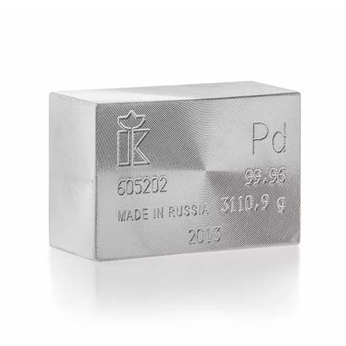 Слиток палладия аффинированного ПдА-2 ГОСТ 31291-2018