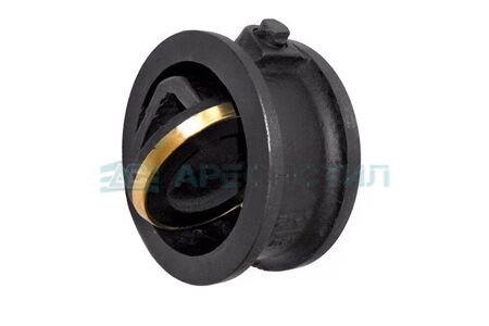 Чугунный клапан обратный фланцевый ДУ 150 РУ 2.5 ГОСТ 27477-87