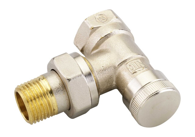 Клапан запорный латунный ВР угловой Danfoss RLV 20 ДУ 20 РУ 10