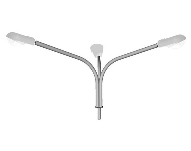 Кронштейн консольный трехрожковый К3К-0,5-0,5