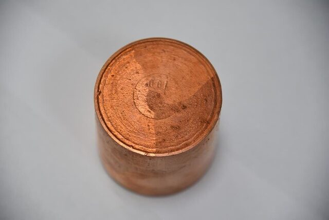 Слиток медный 99,9999% 65 мм