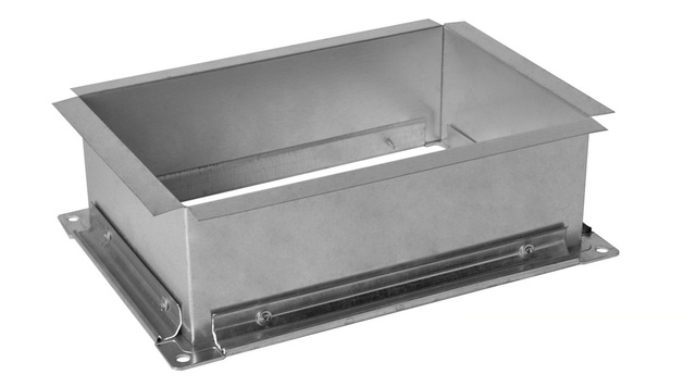 Врезка вентиляционная прямоугольная в прямоугольный канал наклонная оцинкованная 300х200х0,55 мм