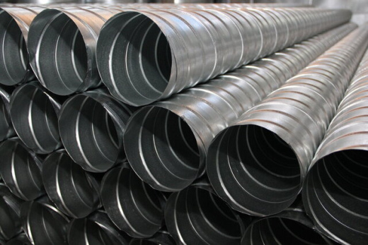 Воздуховод нержавеющий круглый спирально-навивной класс Н AISI 304 140х0,5 мм СНиП 41-01-2003