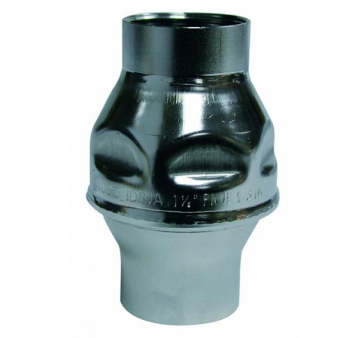 Клапан обратный нержавеющий резьбовой проходной дисковый Genebre 2416 1.4408 ДУ 50 РУ 63