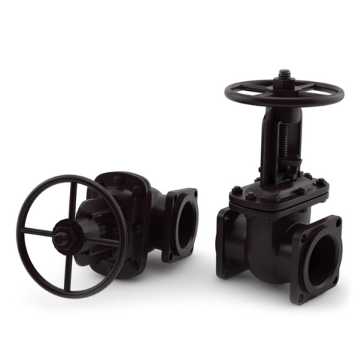 Задвижка клиновая чугунная ЛАЗ 30ч939р Ду300 Ру10 фланцевая