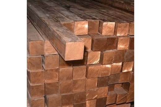 Пруток бронзовый квадратный полутвердый г/к БрАЖ9-4 3 мм ГОСТ 1628-2019