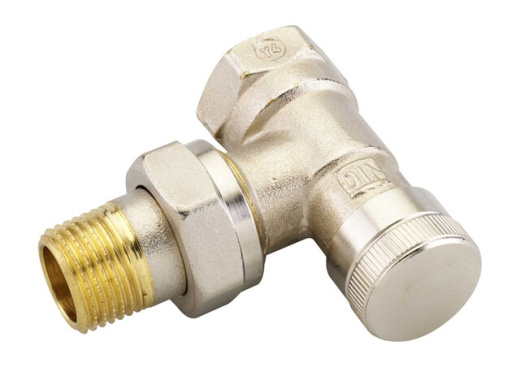 Клапан запорный латунный ВР угловой Danfoss RLV 10 ДУ 15 РУ 10