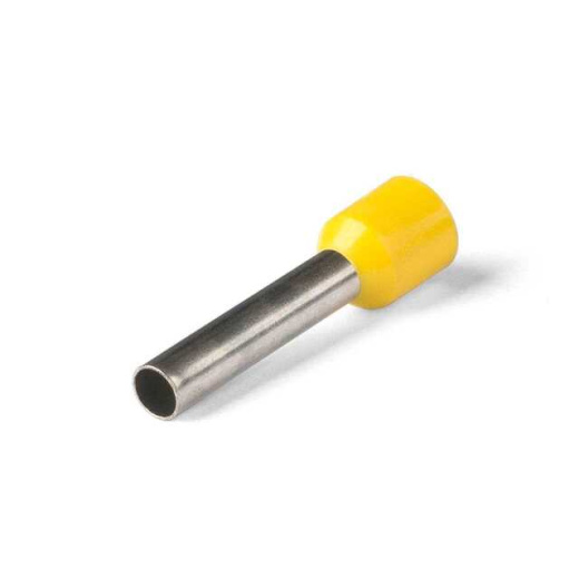 Наконечник кабельный медный луженый под опрессовку штыревой втулочный изолированный манжетой из полиамида красный Navigator NET НШВИ М2 Т2 1,5х8,2 мм